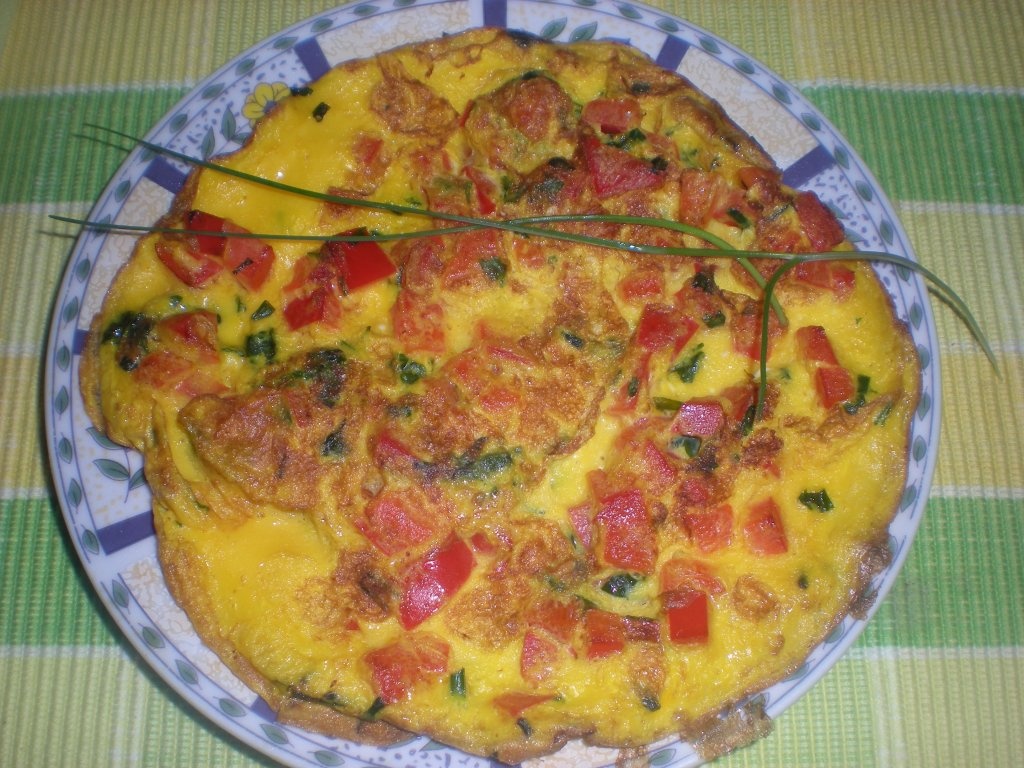 Omleta cu ardei gras