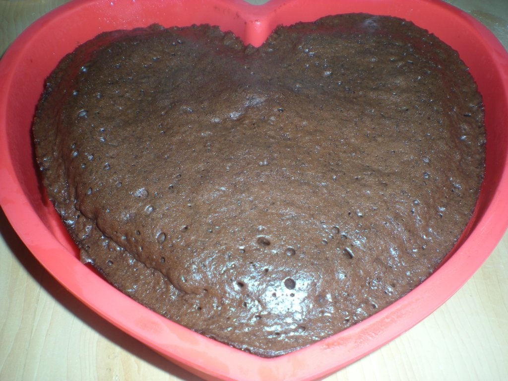 Prajitura "inimioara" la microunde