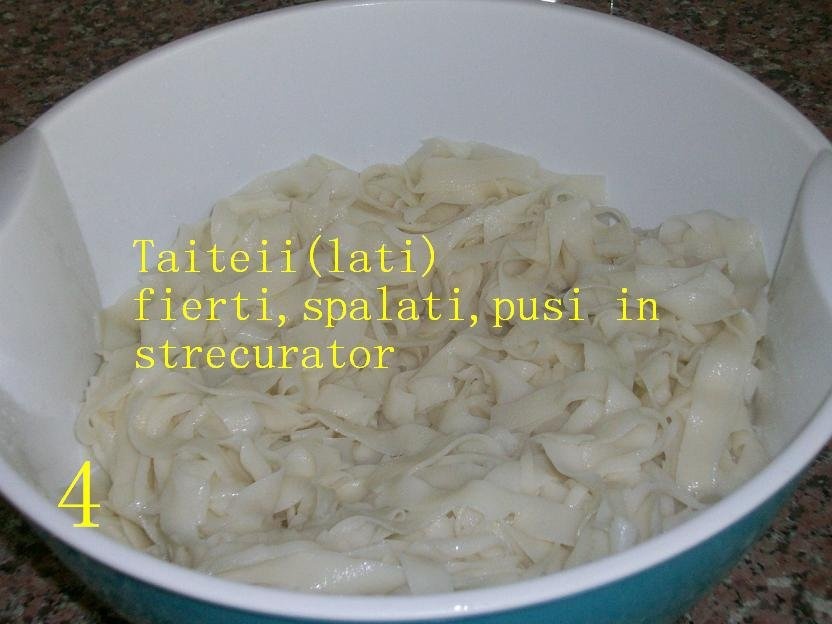 Taitei(lati),de casa,cu varza calita