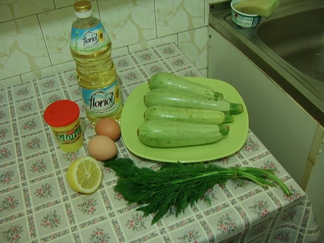 Dovlecei cu maioneza