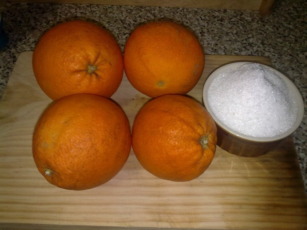 Clatite de post si  gem de portocale.