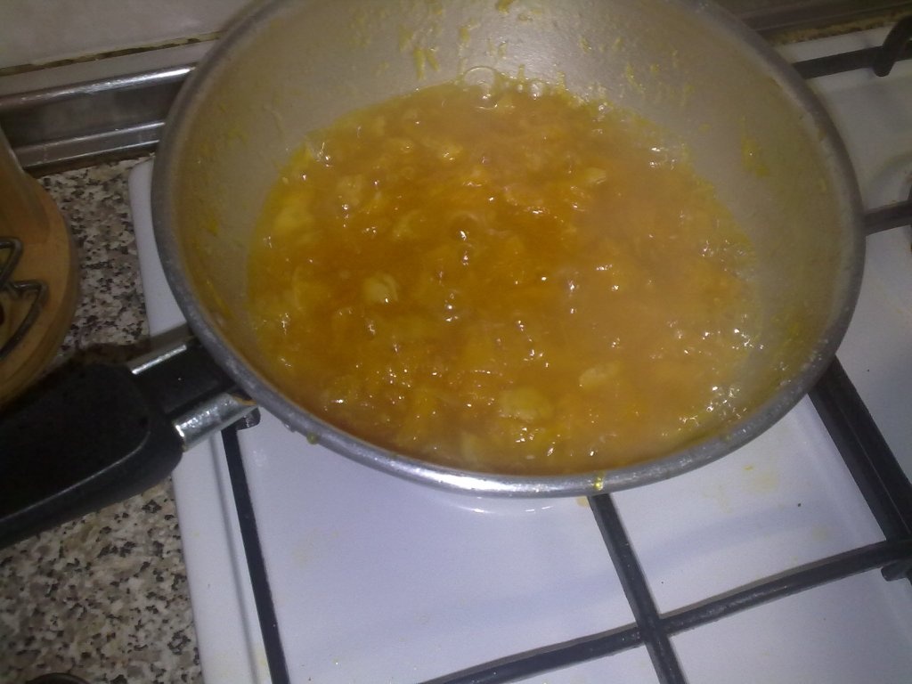 Clatite de post si  gem de portocale.