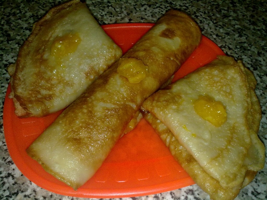 Clatite de post si  gem de portocale.