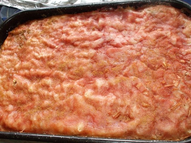 Prajitura rapida cu mere si zahar ars (de post)