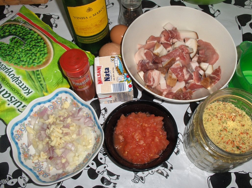 Mazare in vin si bacon cu oua romanesti