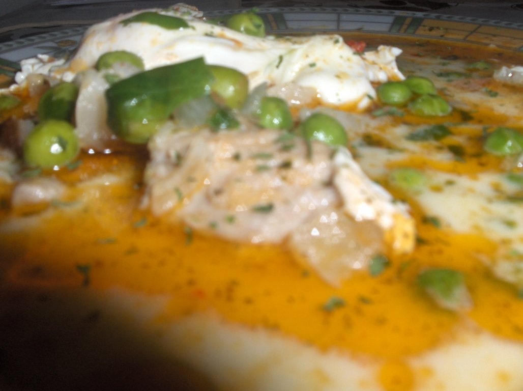 Mazare in vin si bacon cu oua romanesti