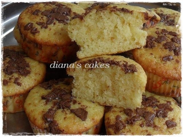 Briose-Muffins cu ciocolata