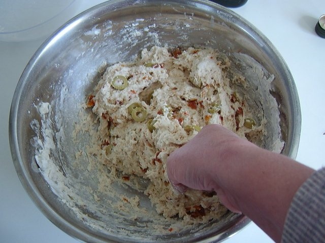 Foccacia cu rosii uscate