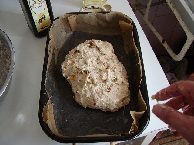 Foccacia cu rosii uscate