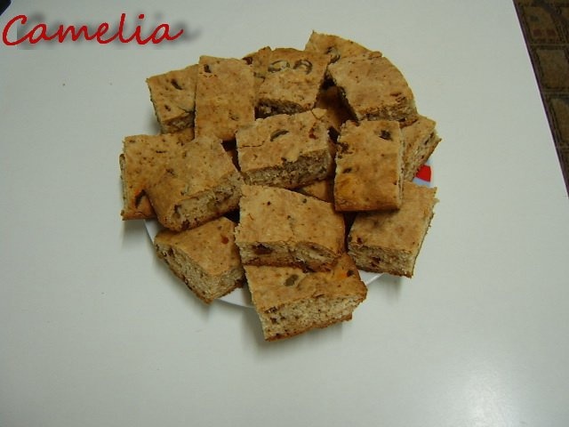 Foccacia cu rosii uscate