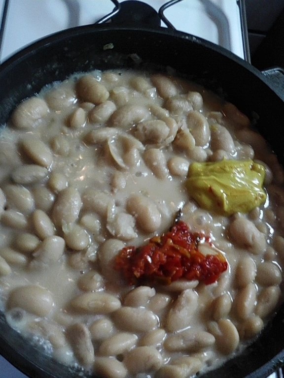 Fasole cu sos de mustar