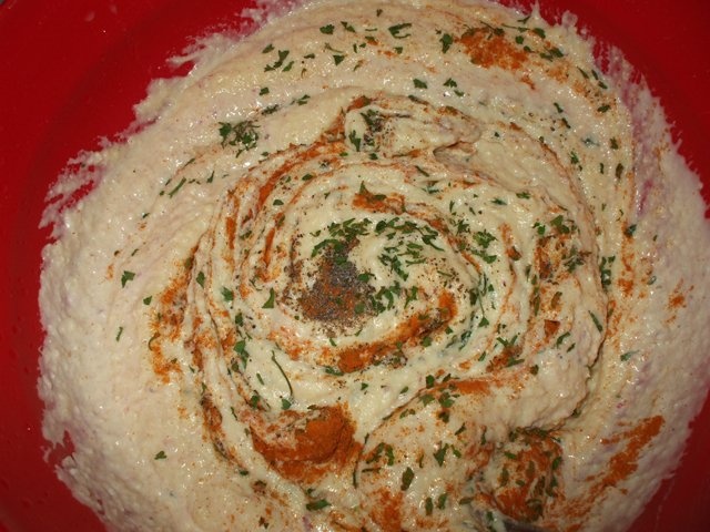 Aperitiv cu sunca si branza feta