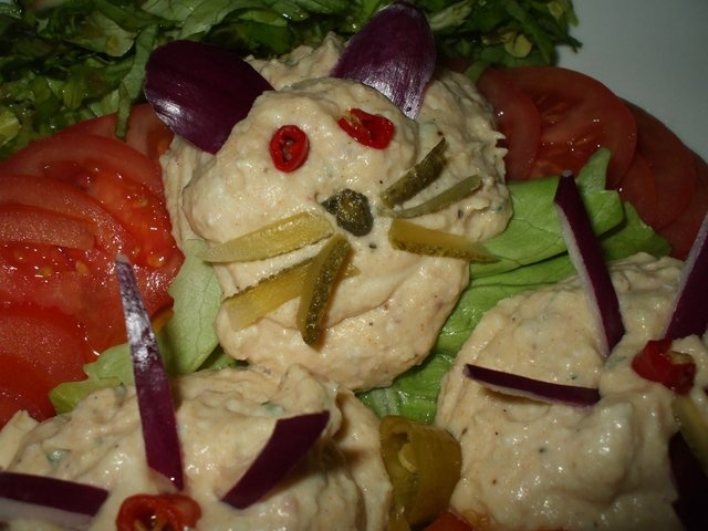 Aperitiv cu sunca si branza feta