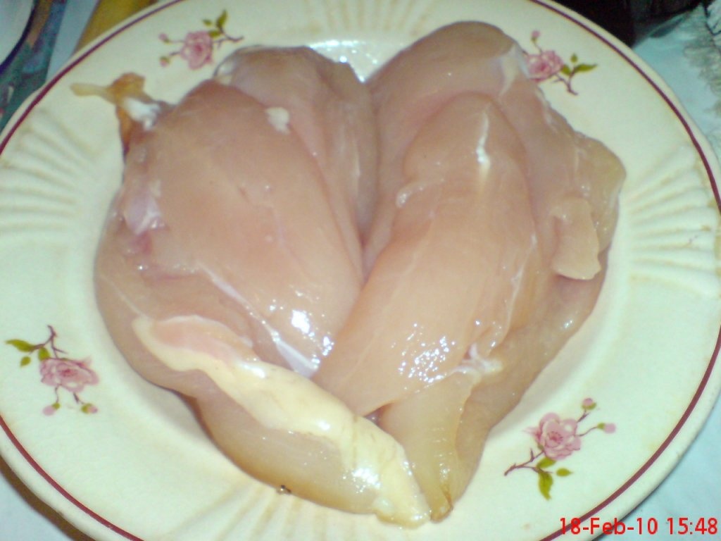 Pui cu legume la tigaie si crutoane