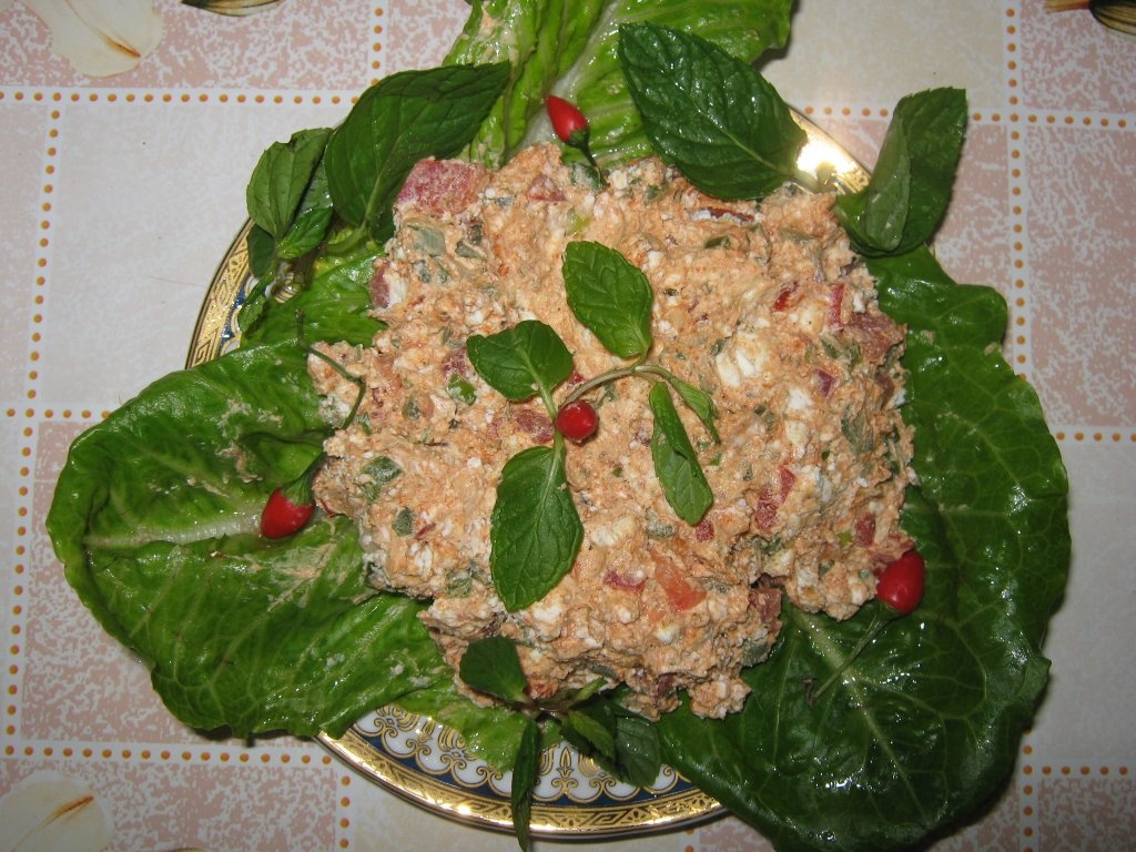 Aperitiv picant cu telemea de oaie-“Shankalish”