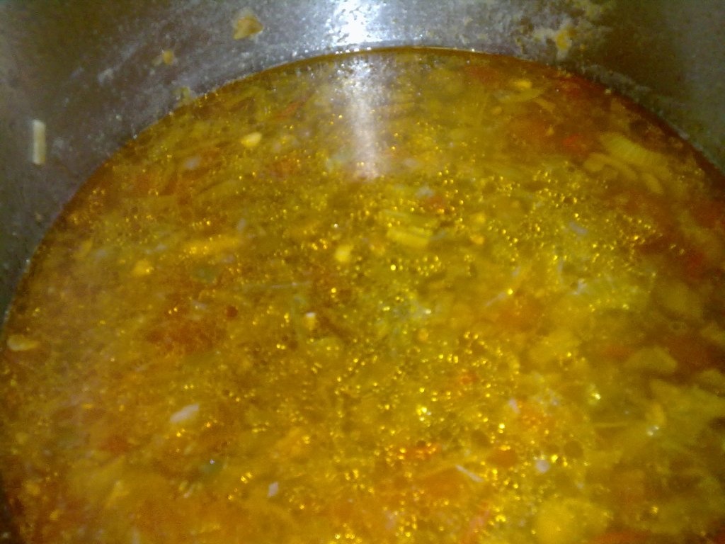 Supa de sparanghel verde si crutoane.(post)