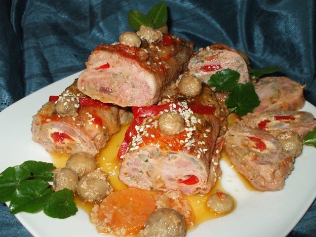 Rol de curcan impachetat