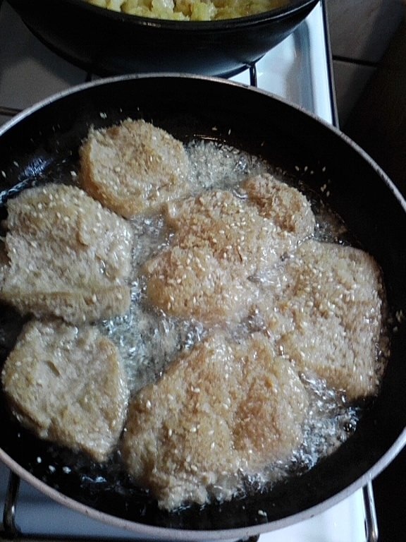 Soia in crusta de pesmet si susan