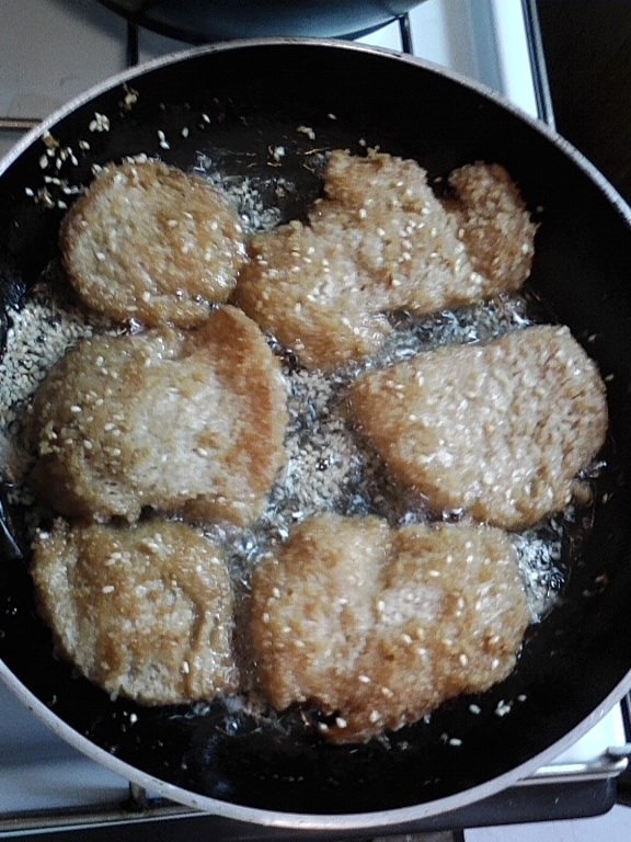 Soia in crusta de pesmet si susan