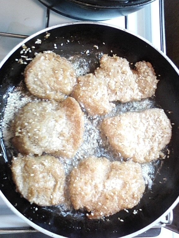 Soia in crusta de pesmet si susan