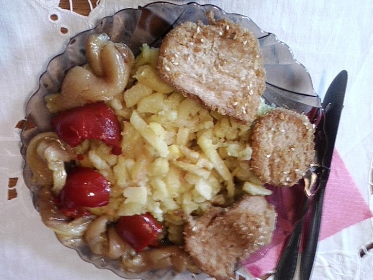 Soia in crusta de pesmet si susan