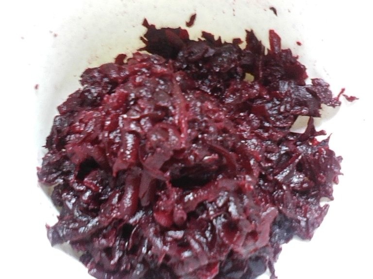 Salata de sfecla cu ciuperci (de post)