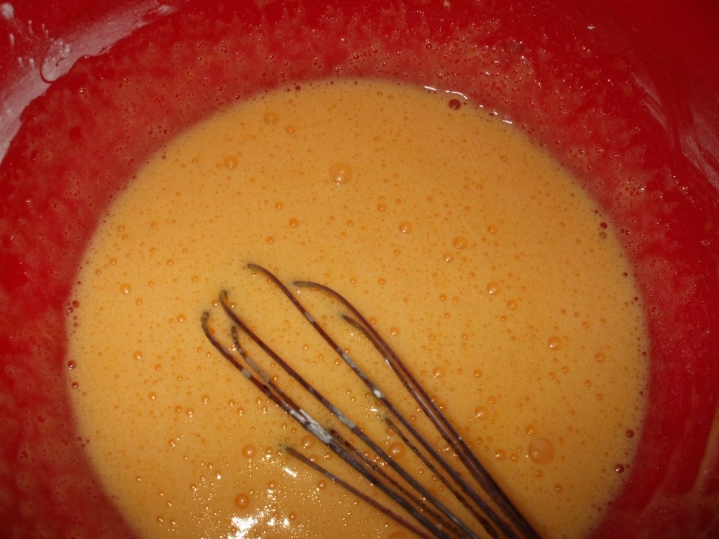 Budinca de taitei cu vanilie