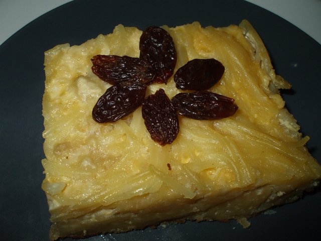 Budinca de taitei cu vanilie