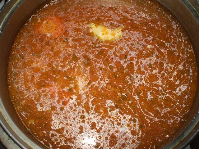 Ciorba de dovlecei cu zeama de varza (de post)