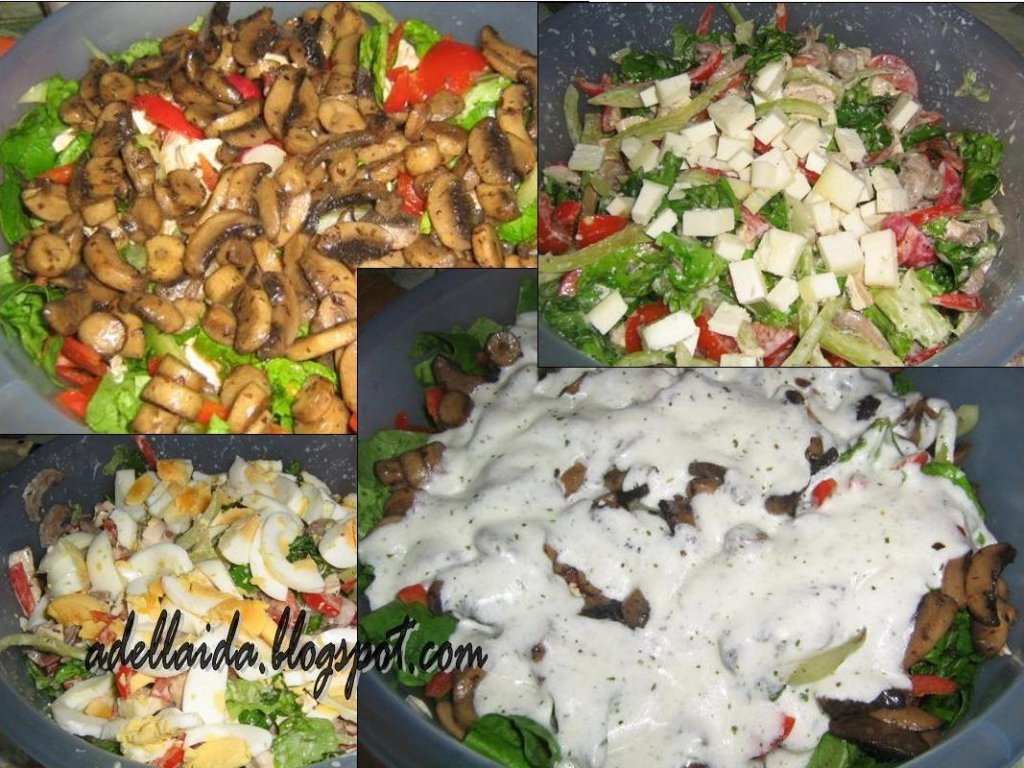 Salata cu piept de pui