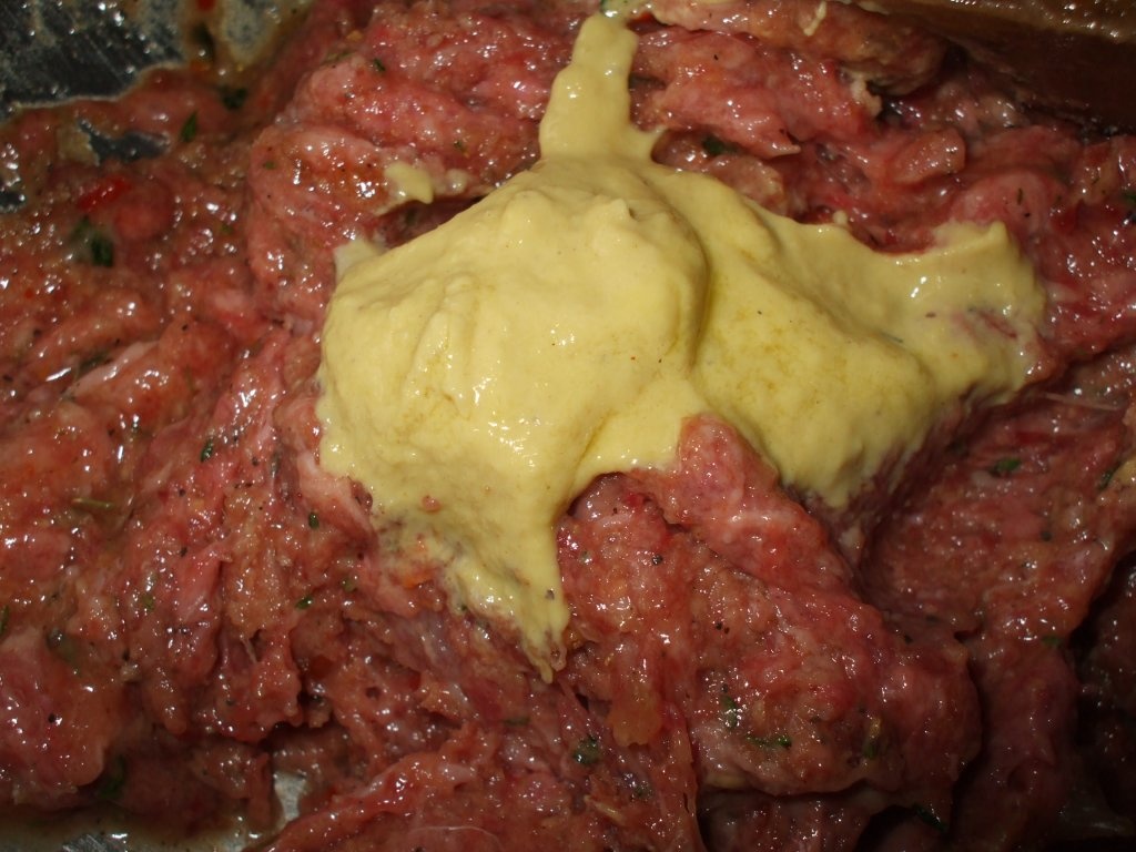 Terine de pui cu cascaval, dovlecel si mar