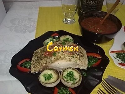 File de crap cu sos salsa