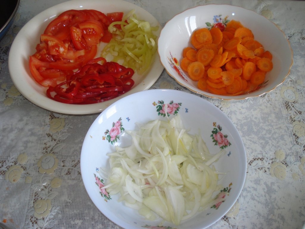 Peste cu  legume  la  cuptor