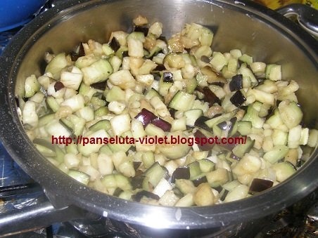 Mancare de vinete cu carne de vaca