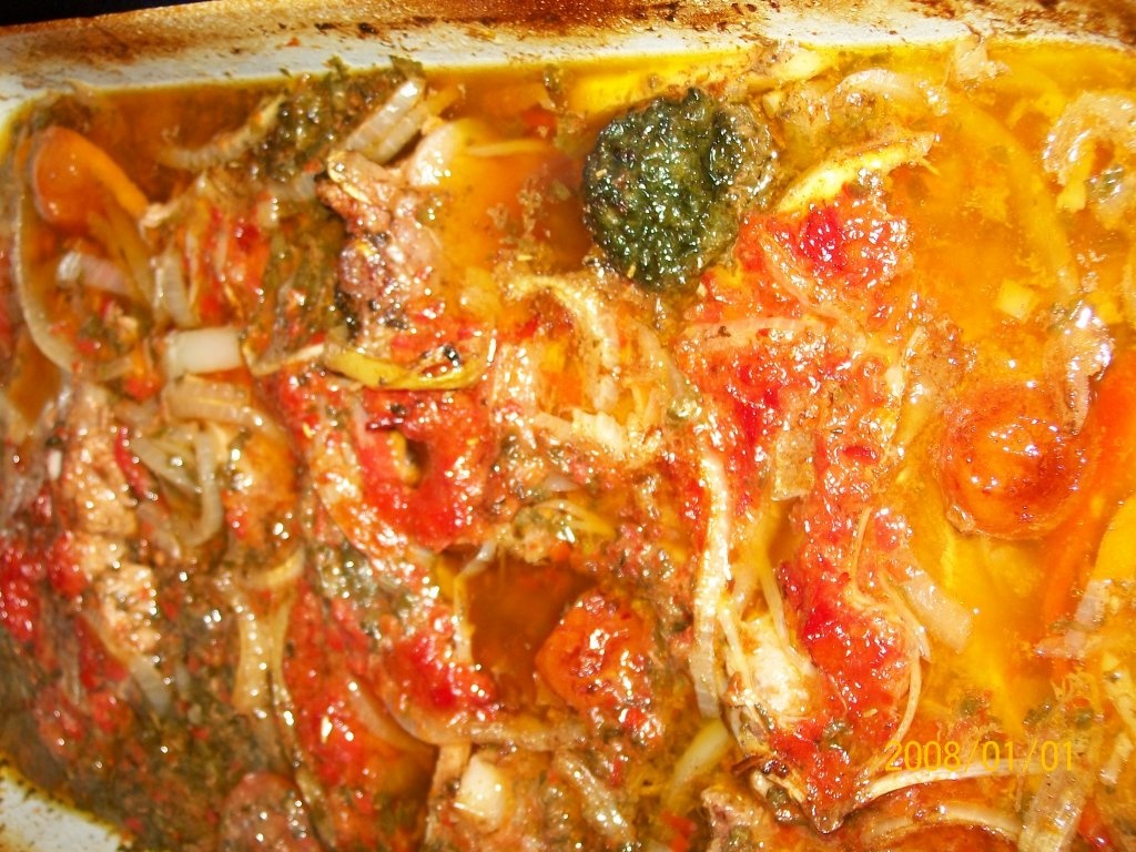 Pulpa de Vita cu legume la cuptor