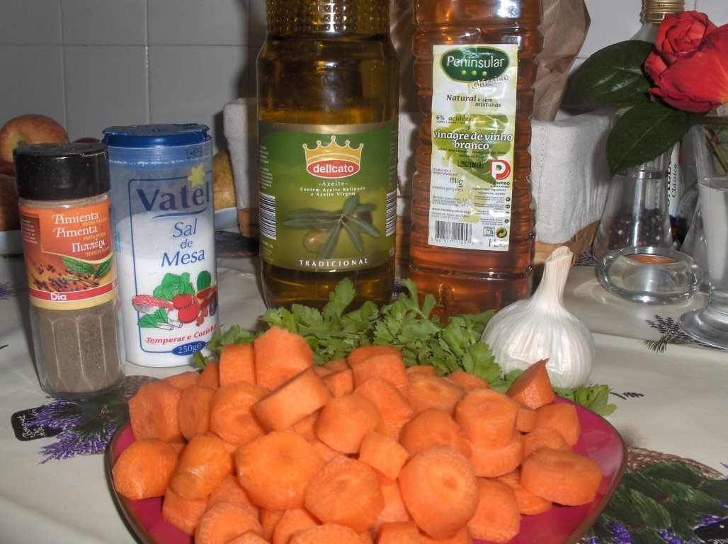 Aperitiv de morcovi(Cenouras de Algarve)