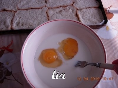 Pizza din felii de paine