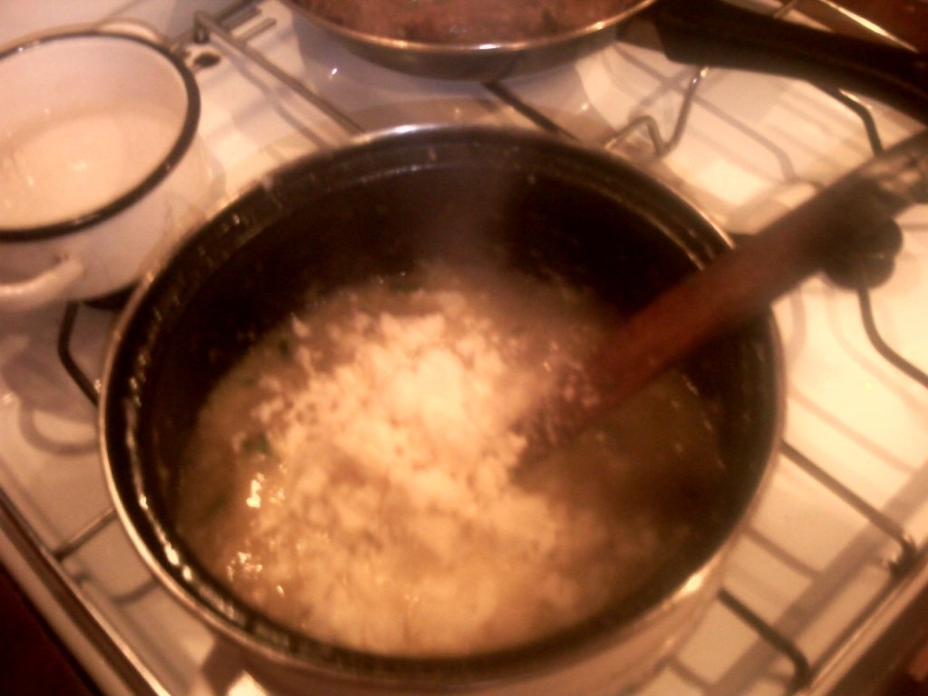 Gratar cu garnitura de ceapa cu branza