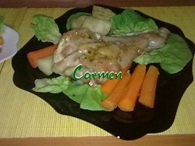 Legume sote cu copane de curcan