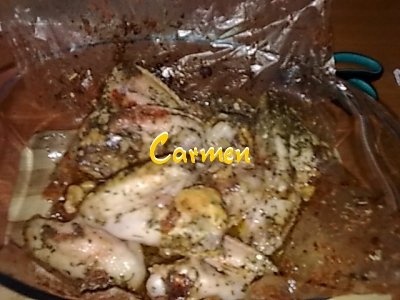 Aripioare condimentate(punga Knorr)