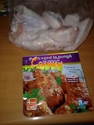 Aripioare condimentate(punga Knorr)