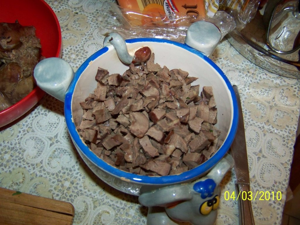 drob din maruntaie de curcan