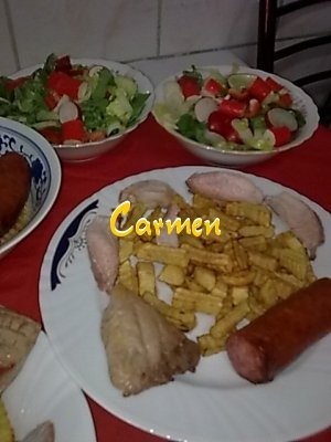 Muschiulet de porc,cu salata