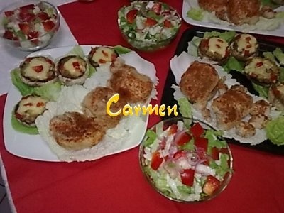 Curcan la tava,cu ciuperci umplute