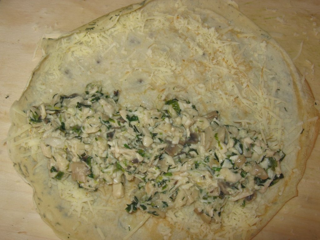 clatite umplute cu piept de pui