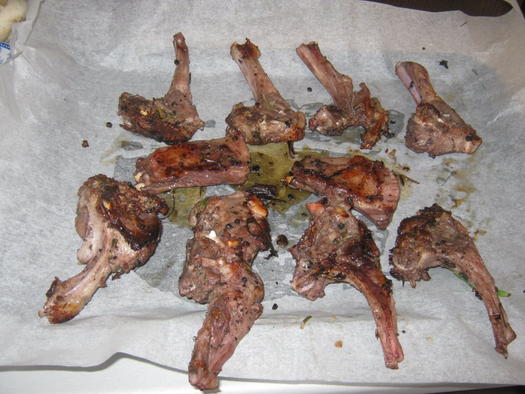 cotlete de miel cu gnocchi