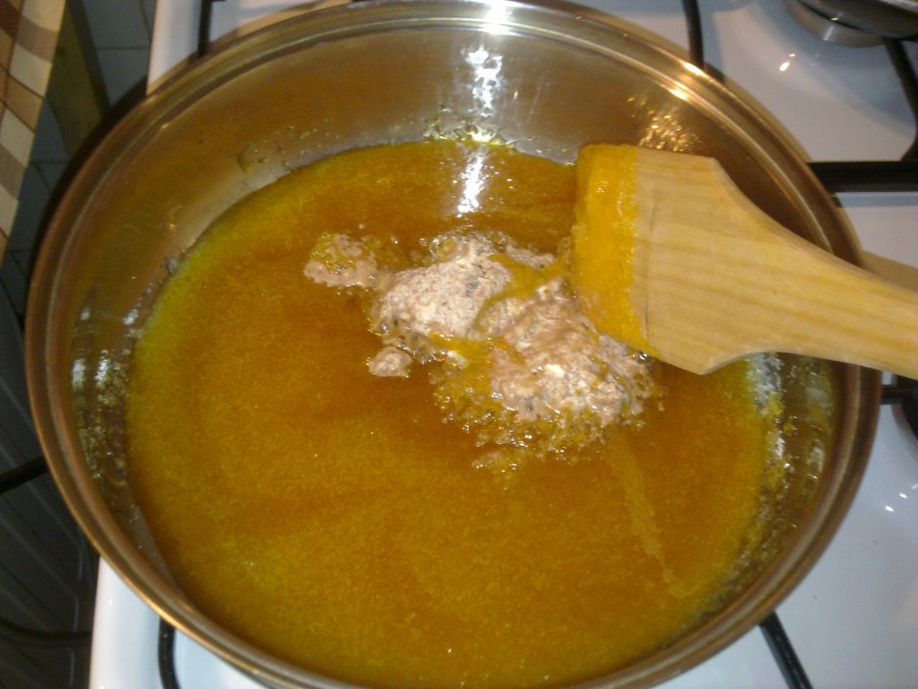 Prajitura cu crema nuga