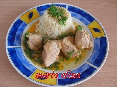 Carne de porc si cus-cus