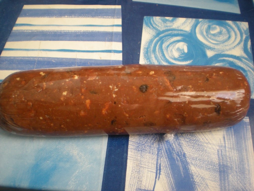 Salam de biscuiţi reţetă cu stafide