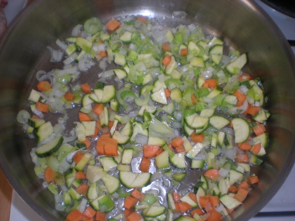 Legume cu orez si pulpe de pui